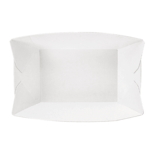 Barquette à frites carton ondulé MARRON nano-micro 960g - 10.6 x 7.2 x 5.2 cm - paquet de 200 unités