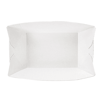 Barquette à frites carton ondulé MARRON nano-micro 960g - 10.6 x 7.2 x 5.2 cm - paquet de 200 unités