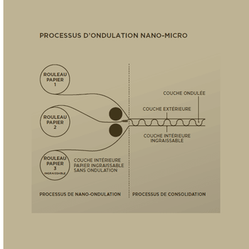 Boîte repas à emporter en carton nano-micro Blanche 18x12x9 cm - carton de 100 unités