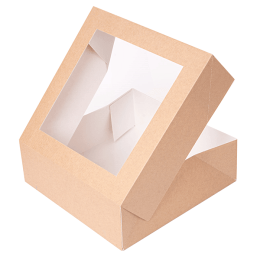 100 Unités - Boîtes Pâtisseries Avec Fenêtre 'Thepack' 240 G/M2 Opp 100 Unités - Boîtes Pâtisseries Avec Fenêtre 'Thepack' 240 G/M2 Opp