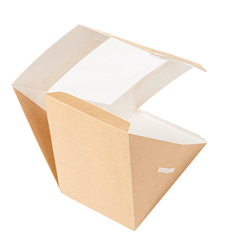 Boîte sandwich triangle triple en carton nano-micro avec fenêtre - 12.4x12.4x8.3cm - carton de 500 unités