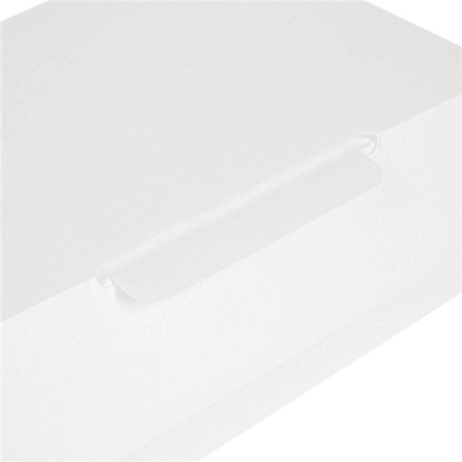 Mini Lunch Box en carton nano-micro Blanc 19.5x11.5x6.5 cm - carton de 300 unités