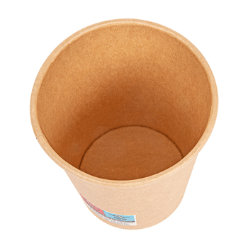 Gobelet en carton Kraft 24 cl pour boissons chaudes et froides - paquet de 50 unités