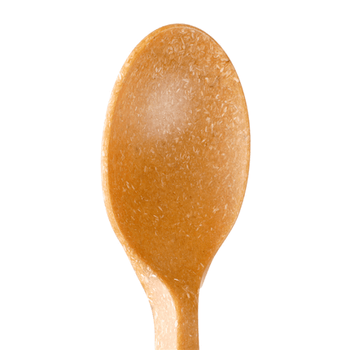 Cuillère réutilisable 125 fois en fibre de bois 17 cm - pack de 70 unités