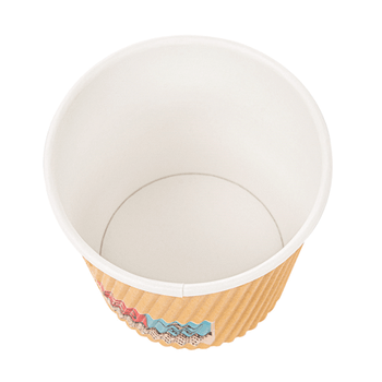 Gobelet KRAFT double paroi en carton 12 cl pour café et boissons chaudes - carton de 1000 unités