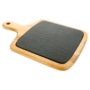 Planche de présentation bois et ardoise 33 x 23 x 1.5 cm - carton de 4 unités