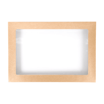 Couvercle pour boîte traiteur pâtissière MARRON de référence 253.15 - carton de 100 unités