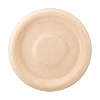 Couvercle pour pot à sauce 55 ml en cellulose naturelle fibre de canne à sucre  - Naturel - carton de 1000 unités