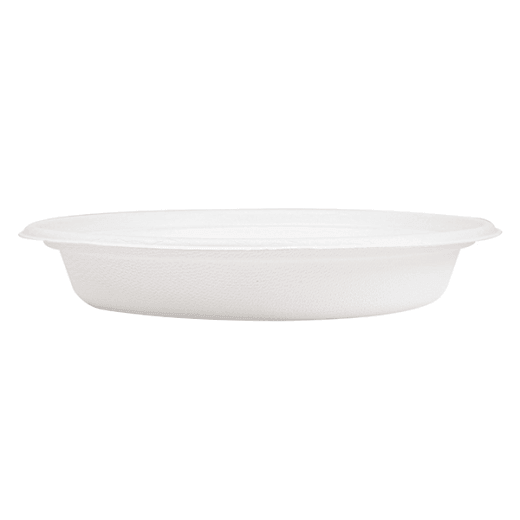 Bol rond en bagasse - Blanc - 700 ml - carton de 400 unités