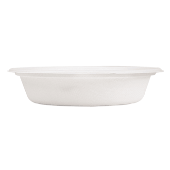 Bol rond en bagasse - Blanc - 900 ml - carton de 400 unités