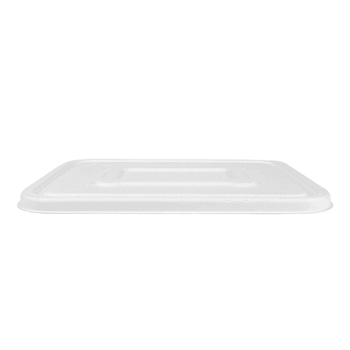 Couvercle pour plateau en bagasse référence 253.80 - Blanc - 23.9x19.2 cm- carton de 400 unités