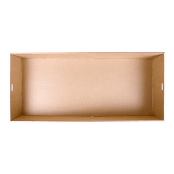 Boîte traiteur pâtissière  MARRON 55.8x25.2x8(h) cm - carton de 50 unités