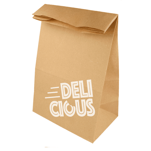 Sac papier SOS sans anses 22 + 12 x 31 cm DELICIOUS - carton de 500 unités