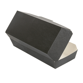 Coque Panini en carton nano-micro NOIR 26x12x7 cm - carton de 300 unités