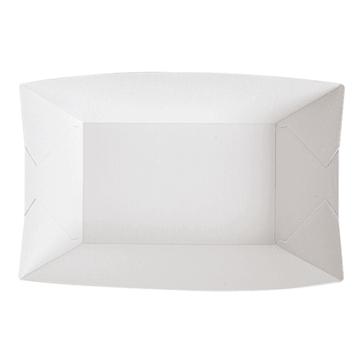 Barquette à frites carton ondulé NOIR nano-micro 1440g - 13.5 x 8.5 x 6.2 cm - carton de 600 unités