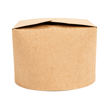 Saladier en carton avec fermeture croisillon Neutre kraft 1000 ml - carton de 300 unités