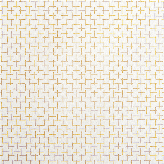 Nappe Soft en rouleau de 25 m x 120 cm ELEGANCE Blanc et Or - Carton de 1 rouleau