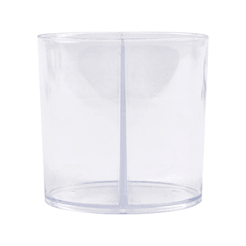 Verrine double transparente 2x60ml - 6.5x6.5(h)cm - carton de 500 unités