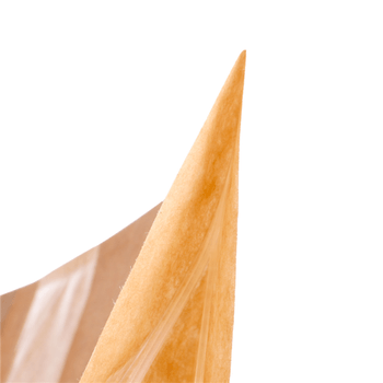 Sachet kraft DOYPACK 750 ml avec auto-fermeture et fenêtre 16 + 4 x 27 cm - pack de 50 unités