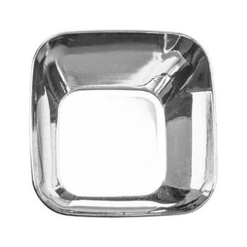 Ramequin 60 ml ligne métallisée argent - 5.7x5.7x3.2cm - carton de 500 unités