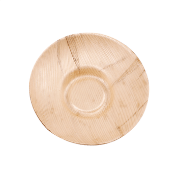 Récipient rond en bambou 8.5x2 cm - carton de 1000 unités