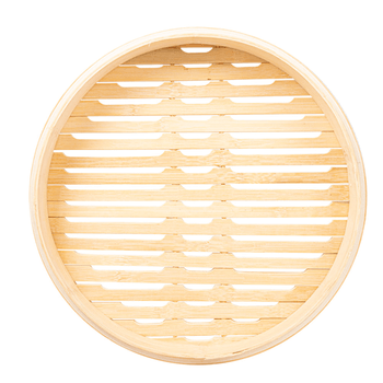 Récipient pour cuisson vapeur Maxi Dim-sum en bambou 30x6 cm - pack de 4 unités