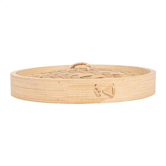 Couvercle pour récipient Maxi Dim-sum en bambou 20 cm - pack de 4 unités