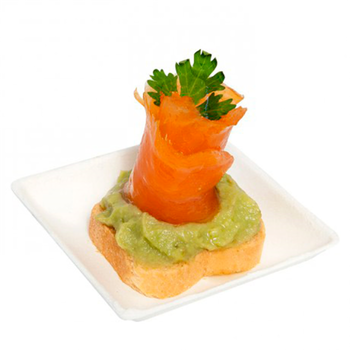 Assortiment mise en bouche Bionic  -  Blanc  - carton de 1000 unités