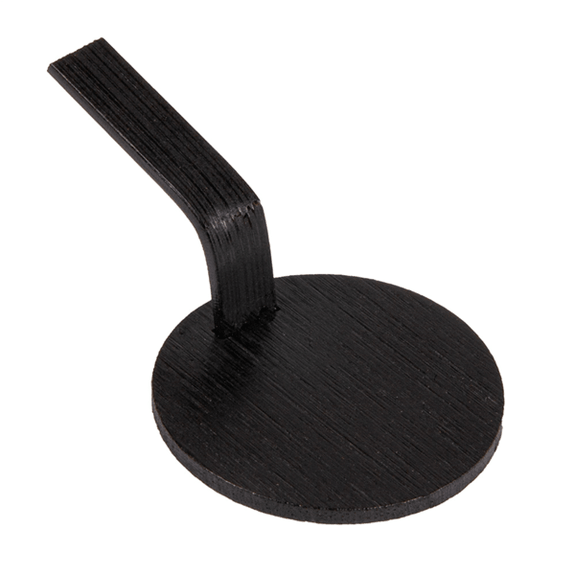 Mini pelles ronde en bambou NOIR pour mise en bouche - 5 cm - pack de 100 unités