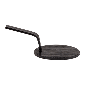 Mini pelles ronde en bambou NOIR pour mise en bouche - 5 cm - pack de 100 unités