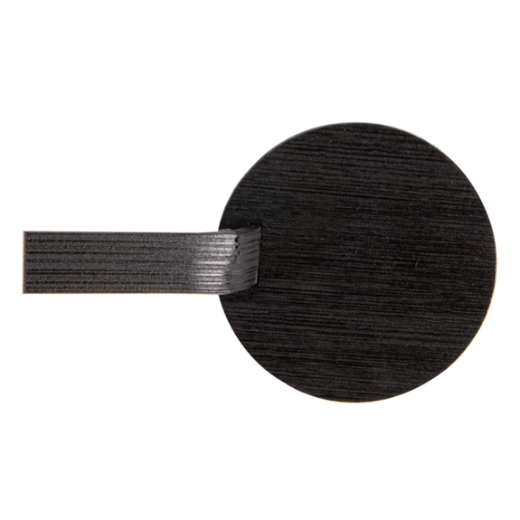 Mini pelles ronde en bambou NOIR pour mise en bouche - 5 cm - pack de 100 unités