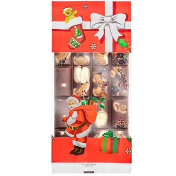 Sachet plat Xmas Gift 120 x 260 mm - paquet de 100 unités