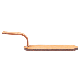 Mini pelles ovales en bambou pour mise en bouche - 8x5 cm - pack de 100 unités