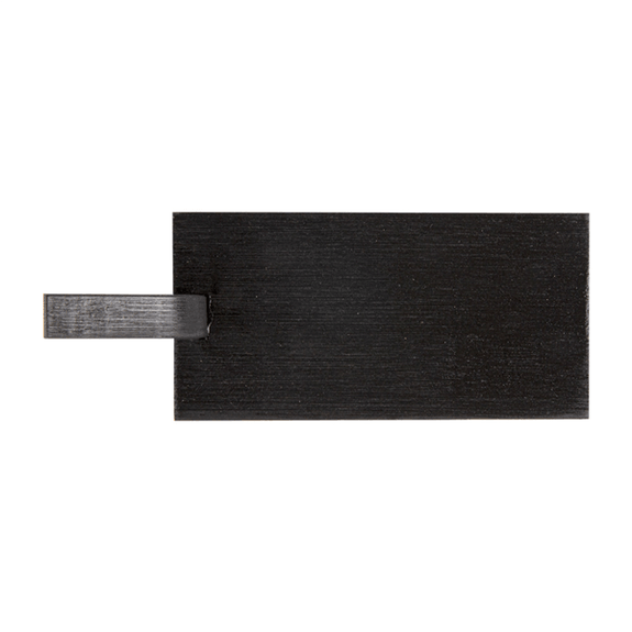 Mini pelles rectangulaires en bambou NOIR pour mise en bouche - 10x5 cm - pack de 100 unités