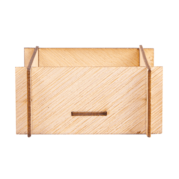 Mini asiettes carrées en bambou pour mise en bouche - 6.3x6.3x3 cm - carton de 400 unités