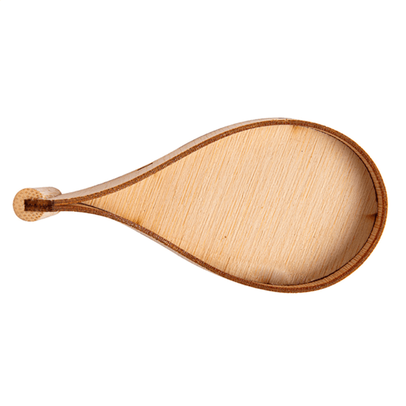 Mini cuillère en bambou pour mise en bouche - 10.5x5x5 cm - carton de 400 unités