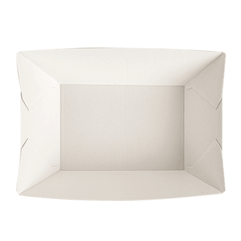 Barquette à frites carton ondulé NOIR nano-micro 960g - 10.6 x 7.2 x 5.2 cm - carton de 1200 unités