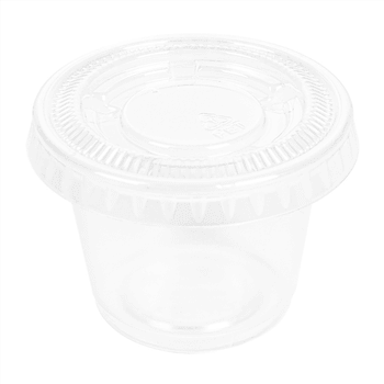 Pots et couvercles transparents 30 ml - Pack de 1200 sets