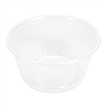 Pots et couvercles transparents 60 ml - Carton de 1200 sets