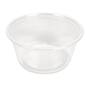 Pots et couvercles transparents 100 ml - Pack de 1200 sets