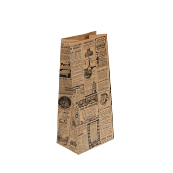 Sac papier SOS sans anses 15 + 10 x 32 cm TIMES KRAFT - carton de 1000 unités