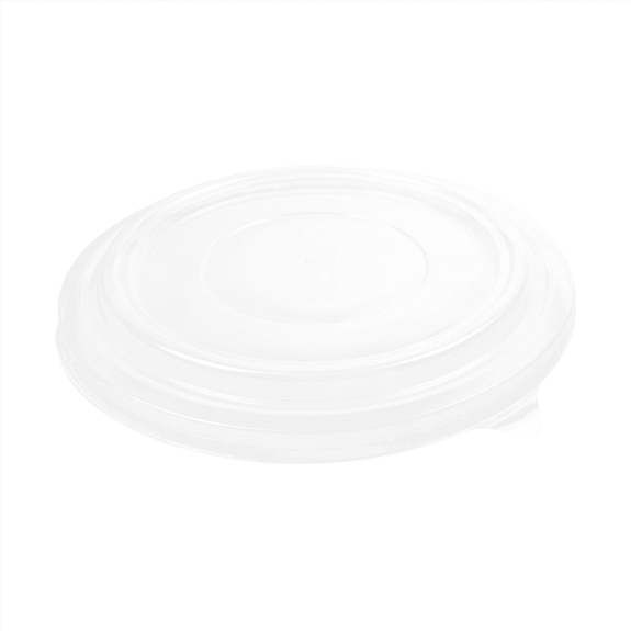 Couvercle micro ondables en PP transparent pour boîte à salade en carton 1300 ml - carton de 300 unités