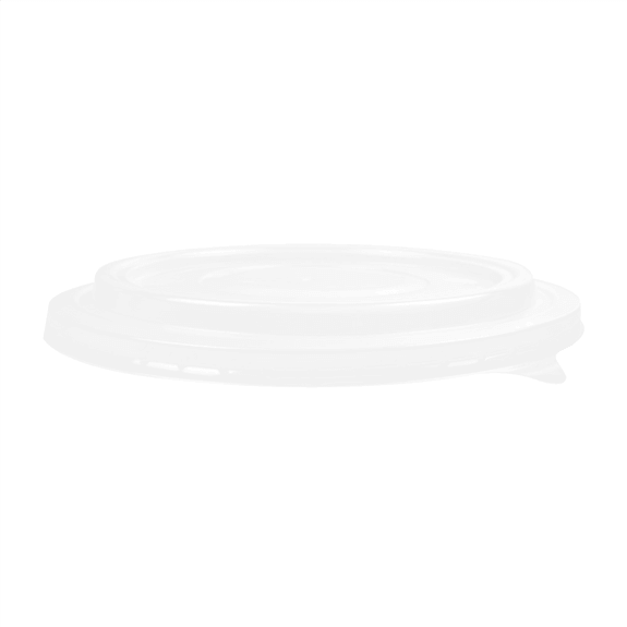 Couvercle micro ondables en PP transparent pour boîte à salade en carton 1300 ml - carton de 300 unités