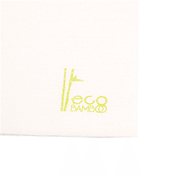 Serviette en fibre de bambou 20x20 cm BLANCHE - carton de 3600 unités