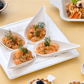 Mise en bouche Bionic Goutte - Blanc - carton de 1000 unités