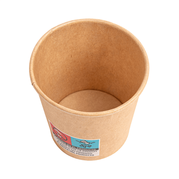 Gobelet en carton KRAFT 12 cl pour boissons chaudes et froides - carton de 1000 unités