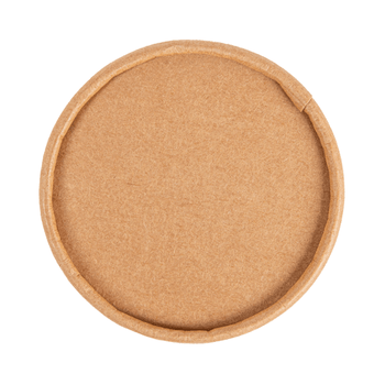Couvercle en carton KRAFT pour pot à glace 120 ml - carton de 1000 unités