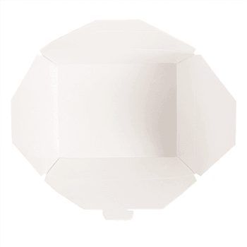 Boîte américaine étanche en carton nano-micro kraft recyclé 1350 ml - paquet de 50 unités