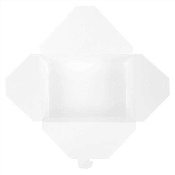 Boîte américaine étanche en carton nano-micro Blanche 2880 ml - carton de 200 unités