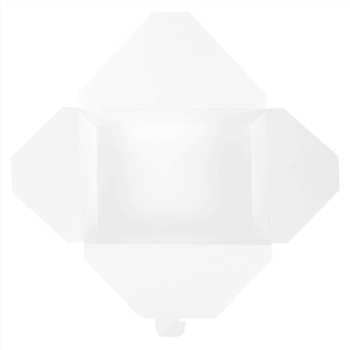 Boîte américaine étanche en carton nano-micro Blanche 2880 ml - carton de 200 unités